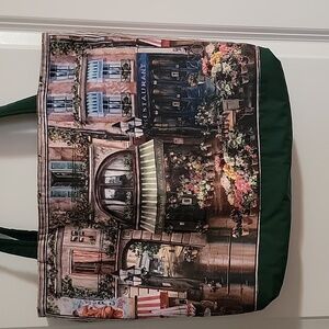 French fabric tote bag
